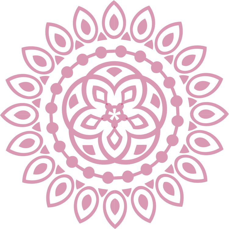 Mandala design - Pink